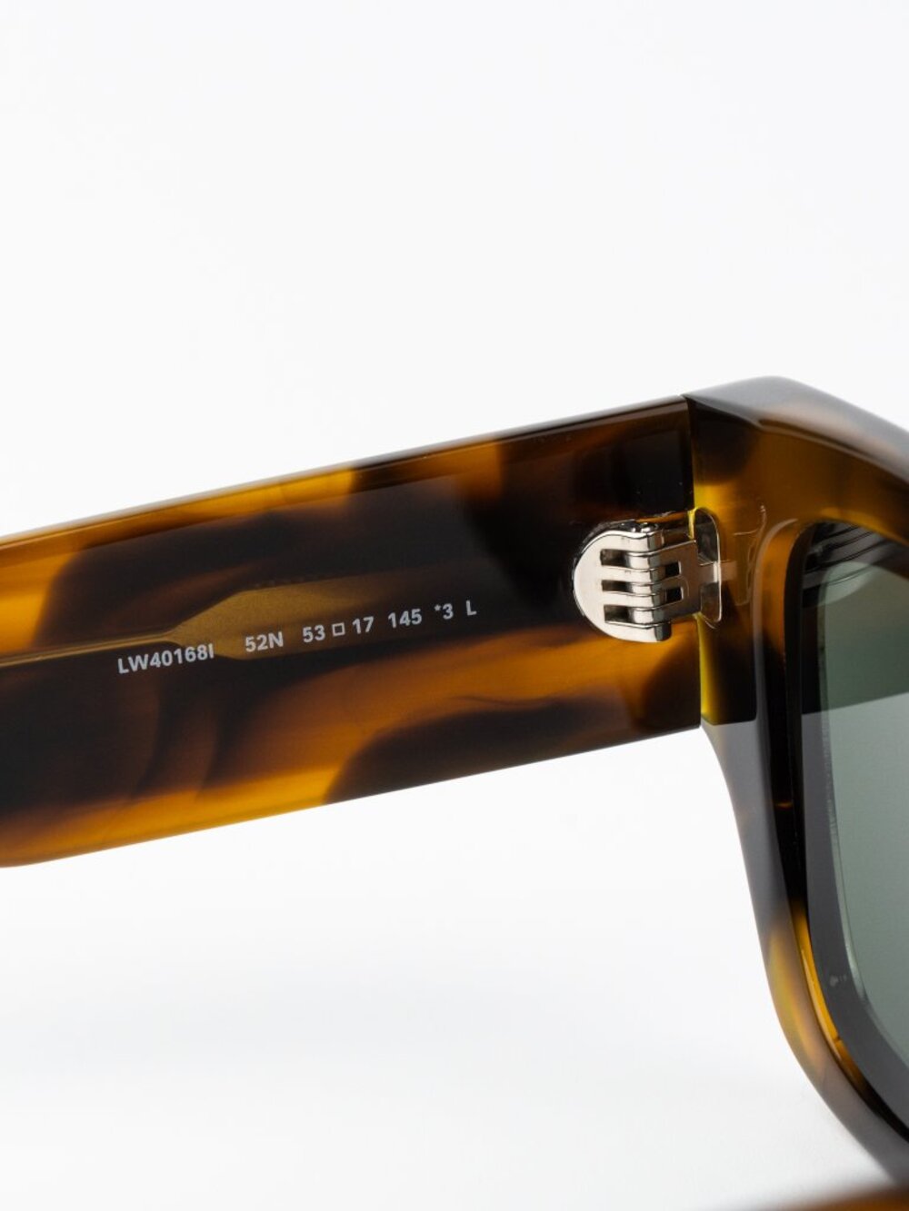 Loewe Men Sunglasses Havana Green Square LW40168I 52N NEW AUTHENTIC - Picture 10 of 11